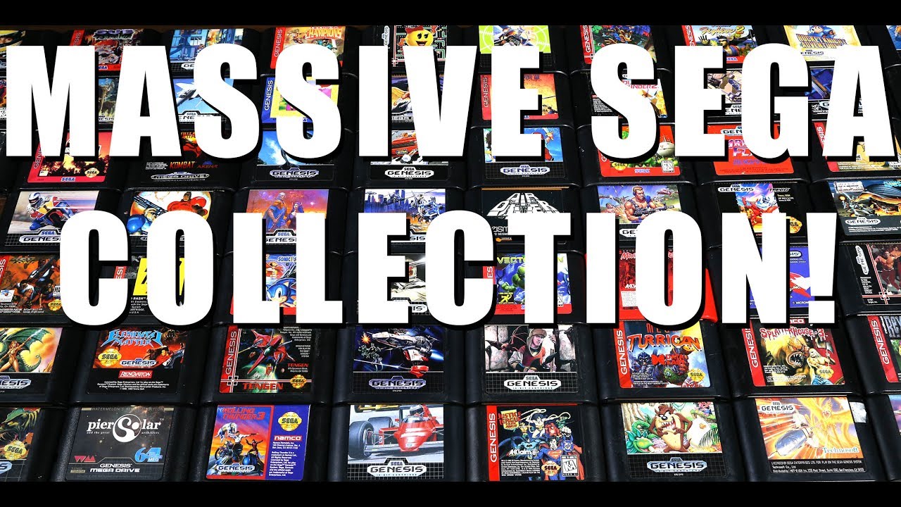 MASSIVE SEGA GENESIS COLLECTION CGR Game Room Tour