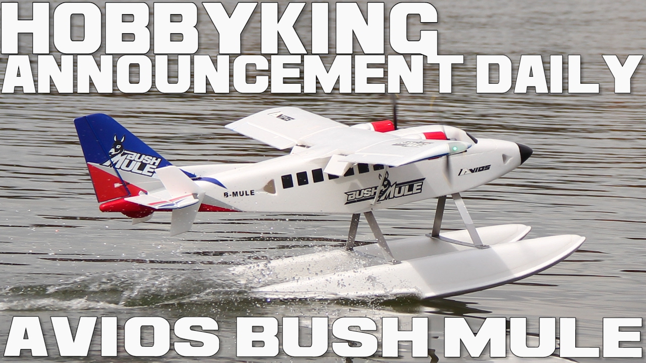 Avios Bush Mule, 1500mm STOL PnF Twin - HobbyKing Announcement Daily