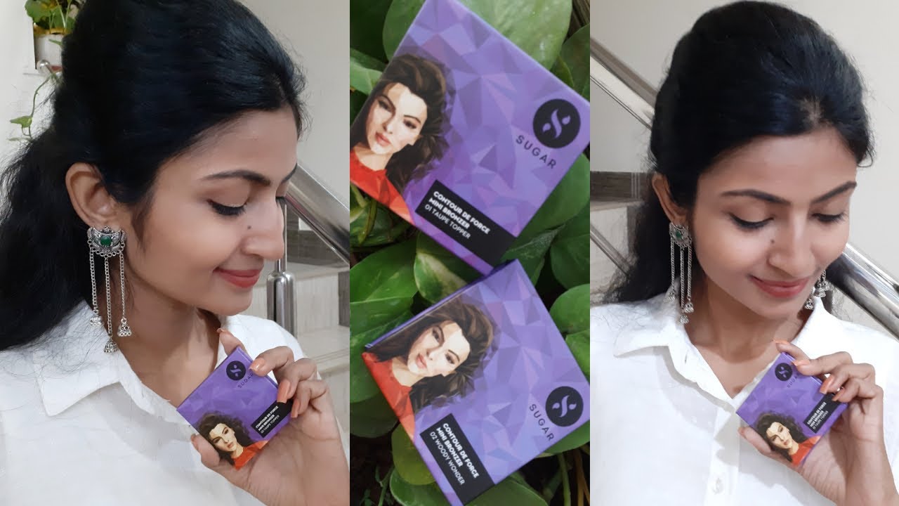Sugar Contour De Force Mini Bronzer(01 Taupe Topper, 02 Woody Wonder) Review+Demo | Its makeover tym
