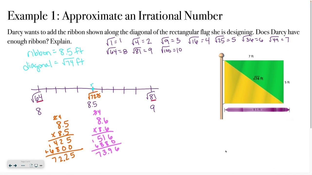 Pre-Algebra 2-3: Compare and Order Real Numbers