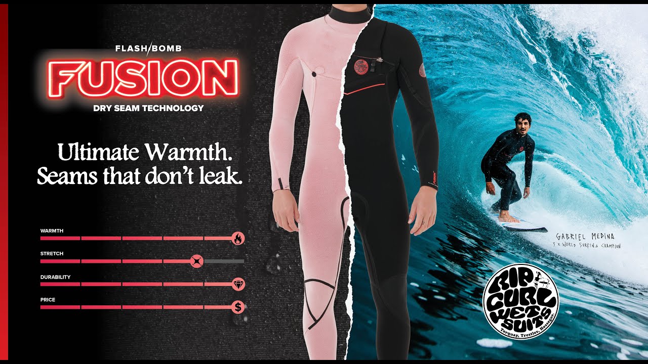 Ultimate Warmth. Seams That Don't Leak. | The Flashbomb Fusion Wetsuit | Rip Curl