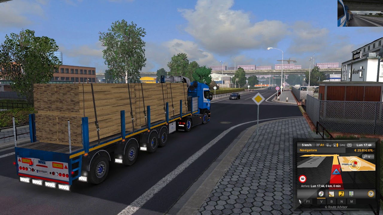 Euro Truck Simulator 2 (1.28) Maters Huissen Trailer and Skin + DLC's & Mods