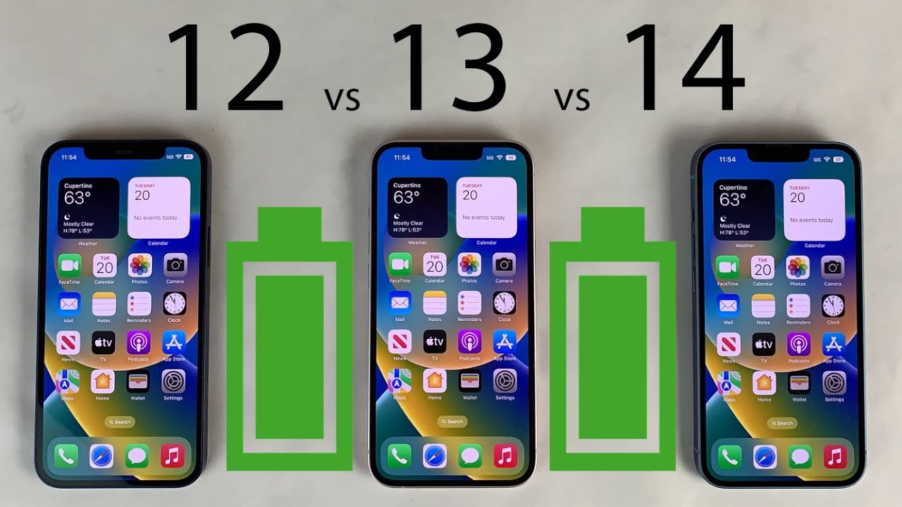 Тест на разрядку аккумулятора iPhone 14, 13 и 12