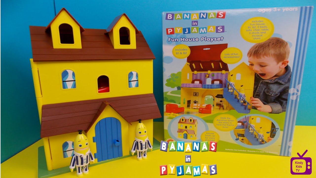 Bananas in Pyjamas. Bananas in Pyjamas Fun House Playset. B1 & B2's new house of fun.