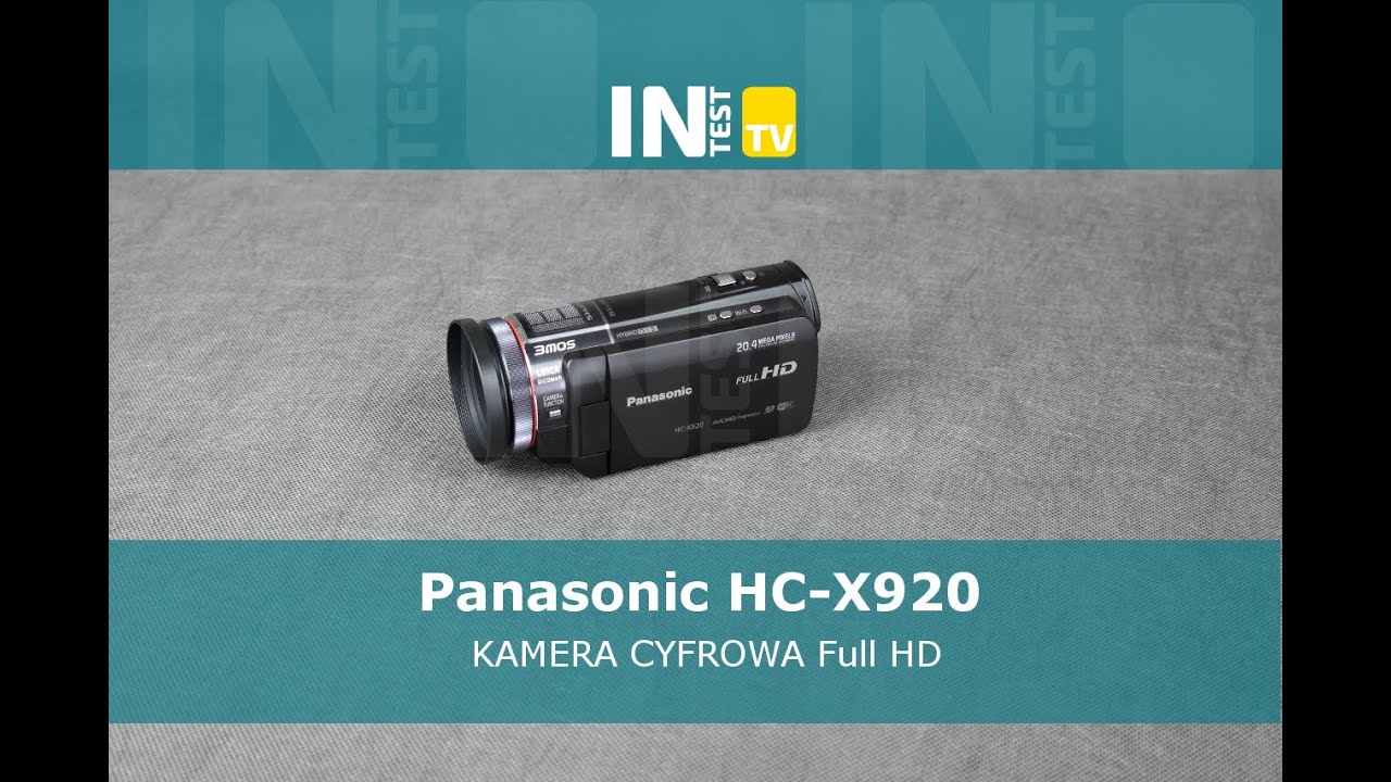Kamera Cyfrowa - Panasonic HC-X920 - Recenzja - Test - PL - Polska - inTest