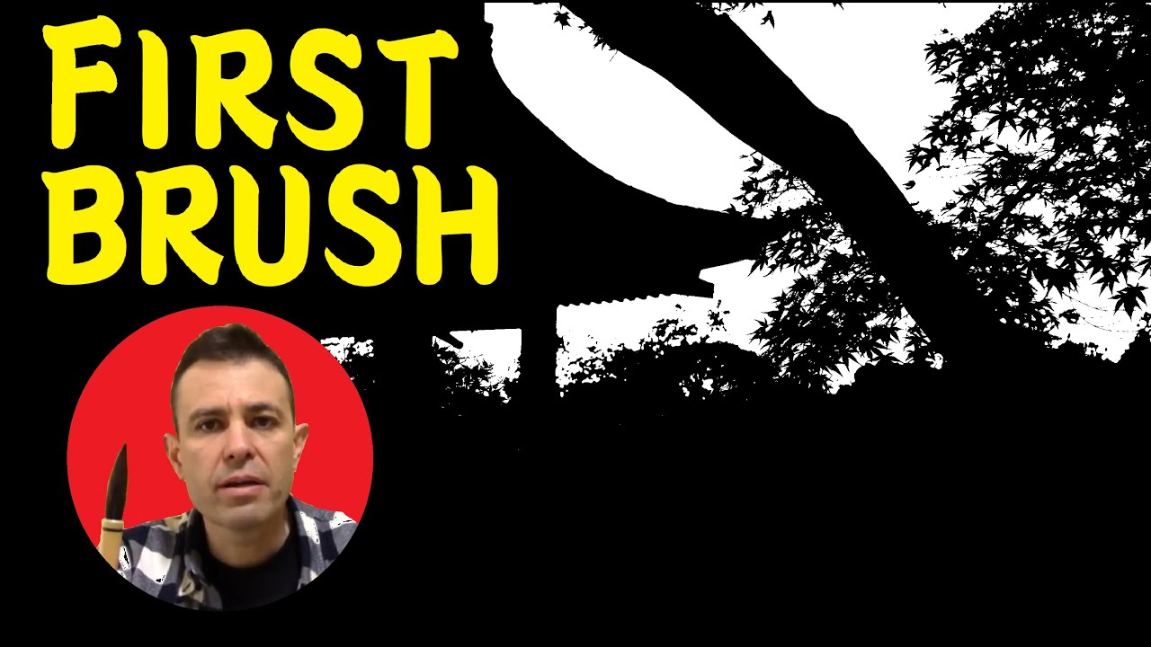 Magnetic Symbols: FIRST BRUSH Lesson 1 Painting our first Japanese kanji: 