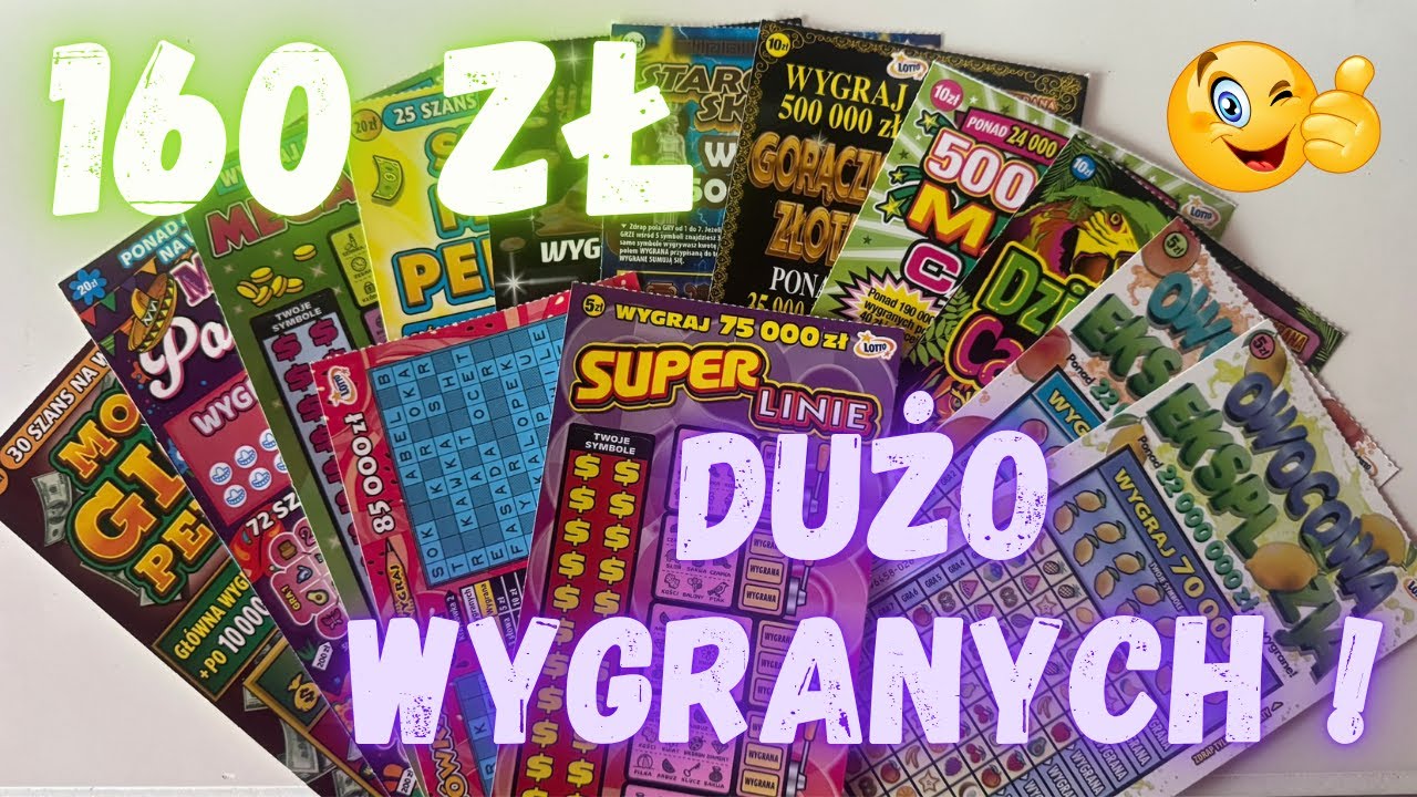 Zdrapki Lotto👉ZDRAPKI ZA 160 ZŁ😱JEST SPORO WYGRANYCH🥳😋🤩