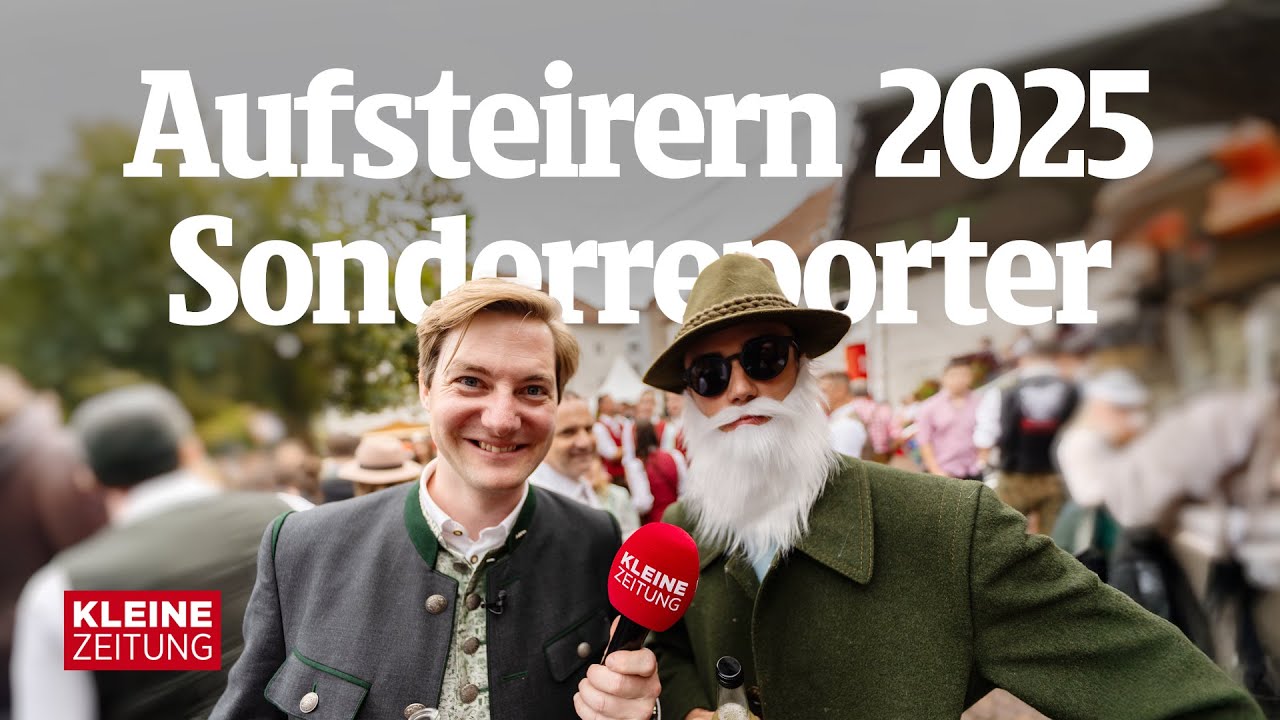 Mit einem Oachkatzlschwoaf durch Graz | Sonderreporter beim Aufsteirern 2025