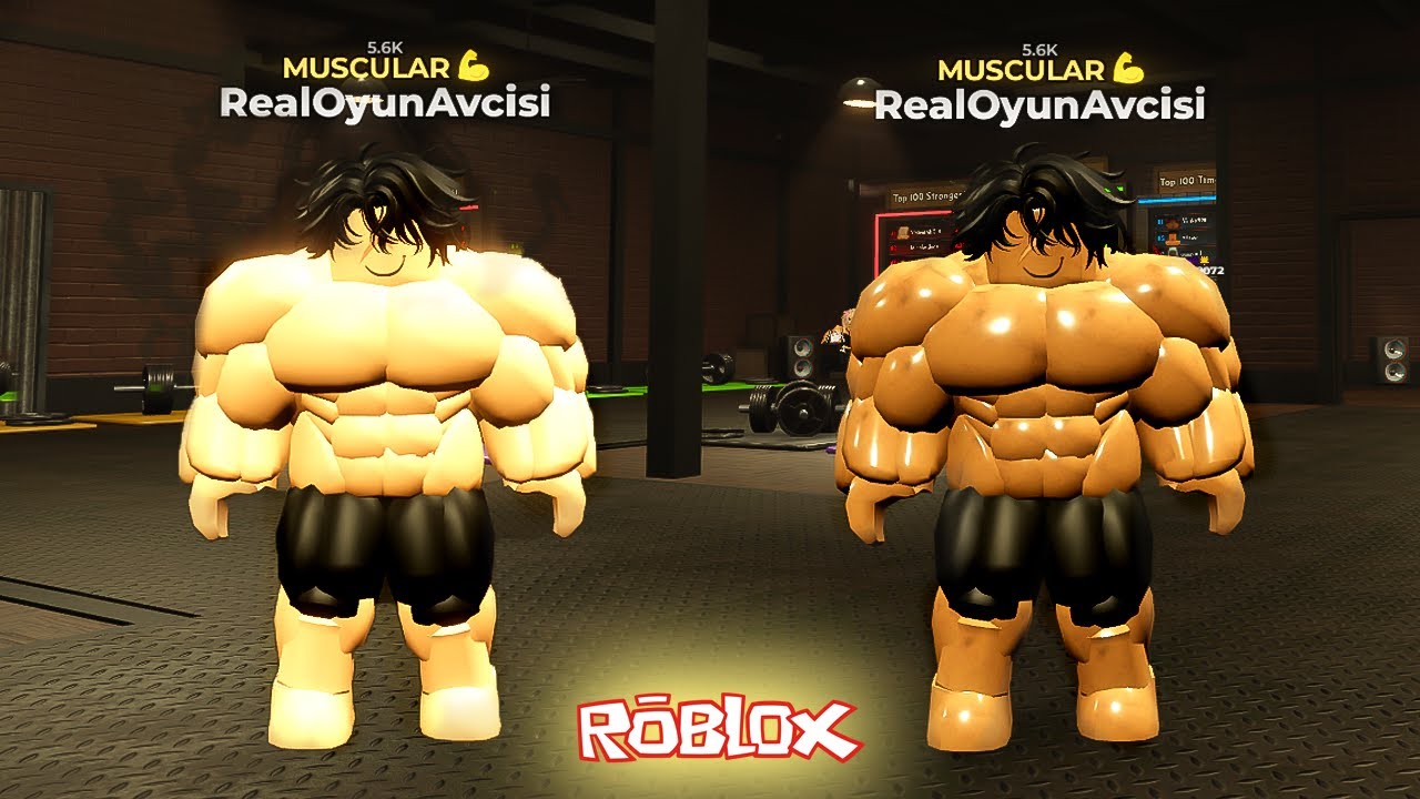 Yeni Spor Salonunun En Güçlüsü Benim !!! Roblox GYM League