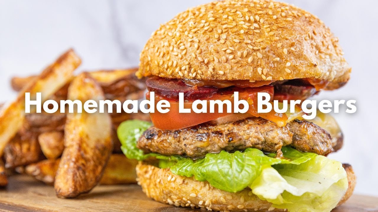 EASY 30 MINUTE RECIPES | Homemade Lamb Burgers