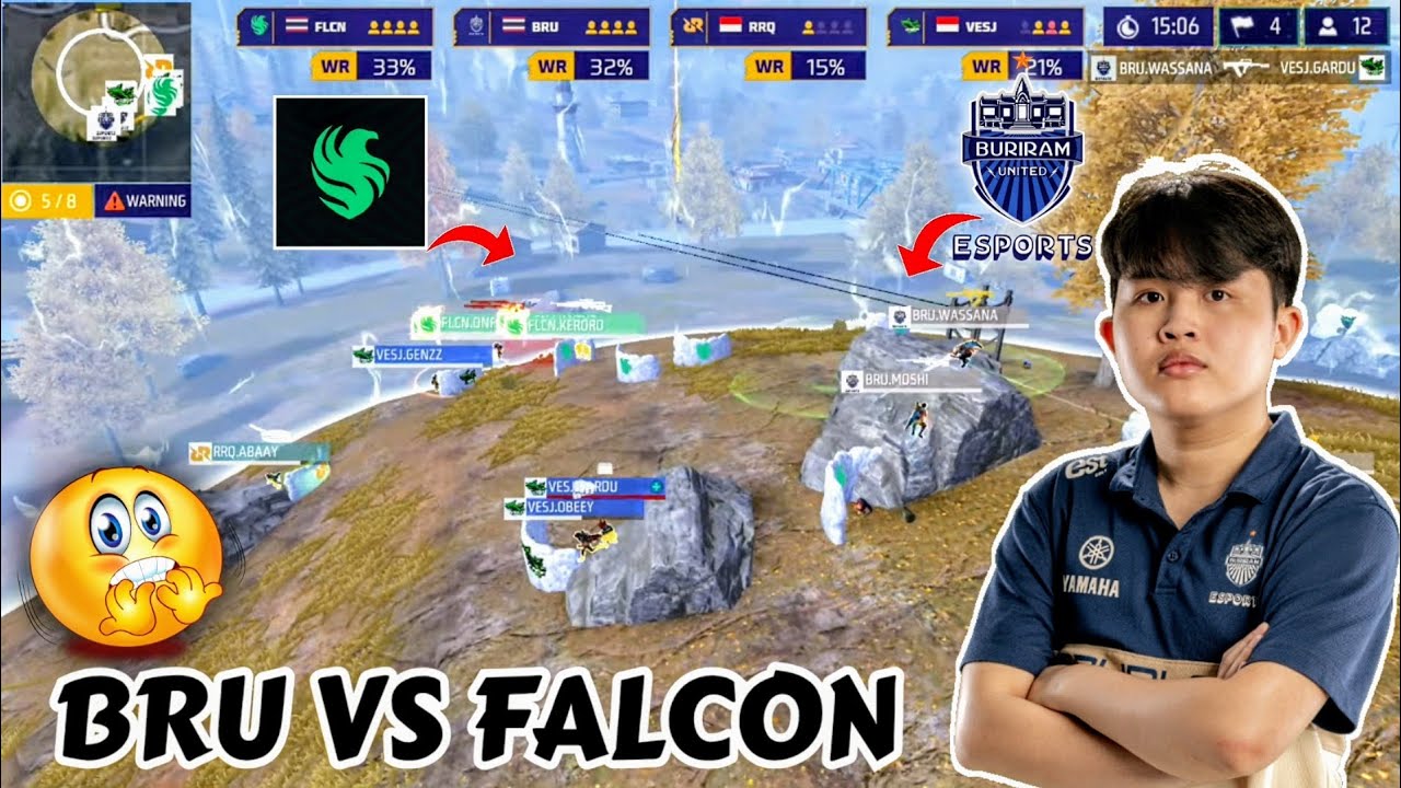 BRU 🇹🇭 VS FALCON 🇧🇷 TWO BIG ESPORTS TEAMS CLASH IN SEA 2025 GRAND FINALE🏆 #bru #falcon #esportshe...