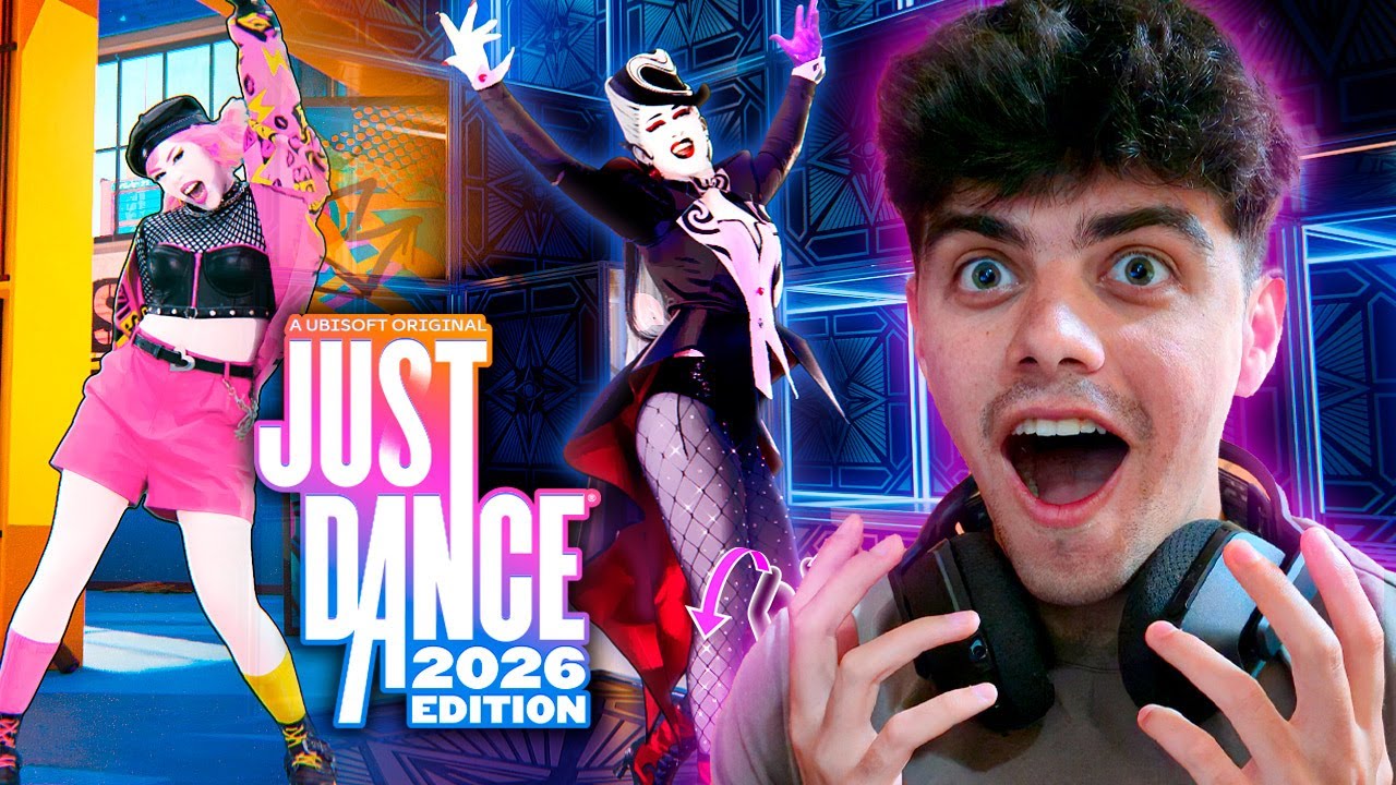 JUST DANCE 2026 YA ESTÁ AQUÍ!!! | Reacción al trailer, Houdini y Hung Up ✨🔥