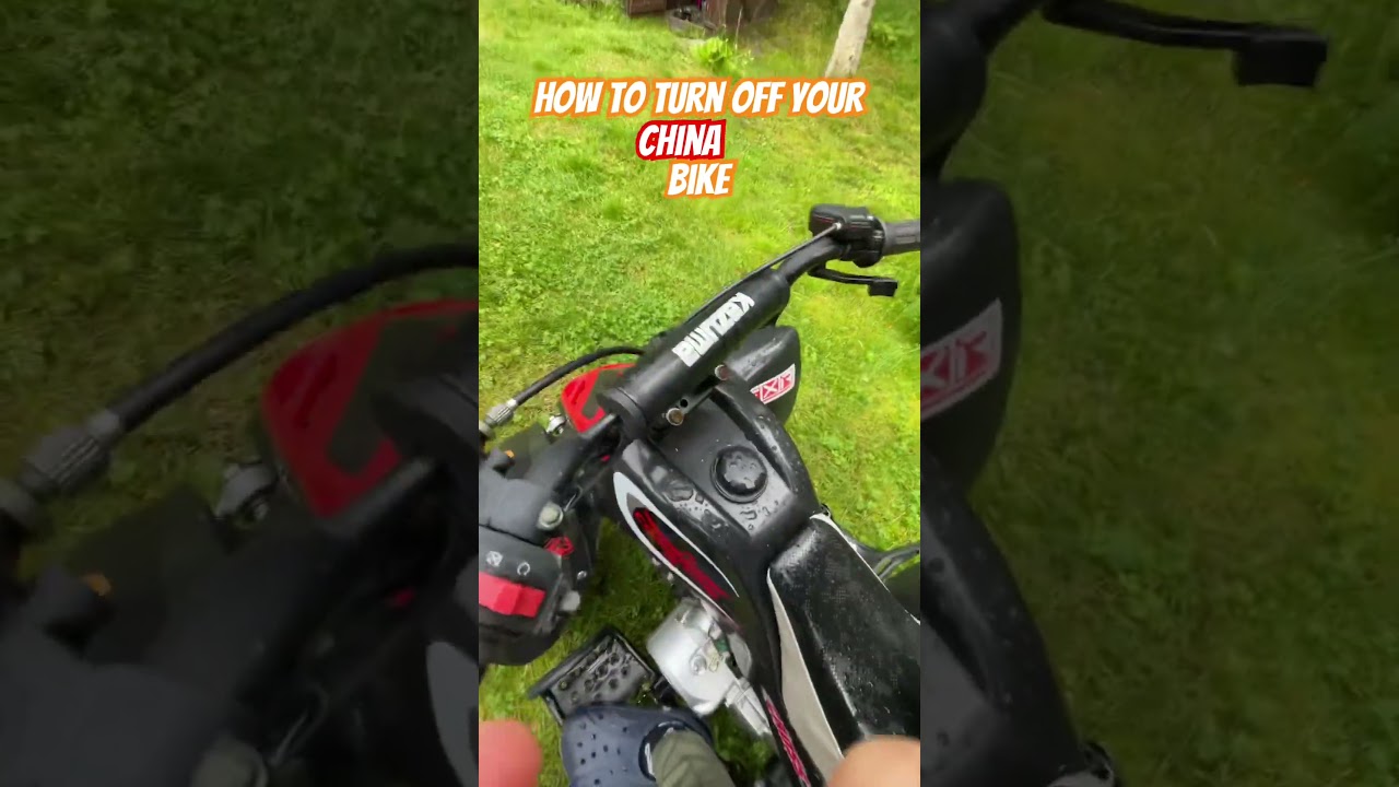 Hiw to turn off your comanche  cross 90cc #china #automobile #dirtking #90cc #dirtbike