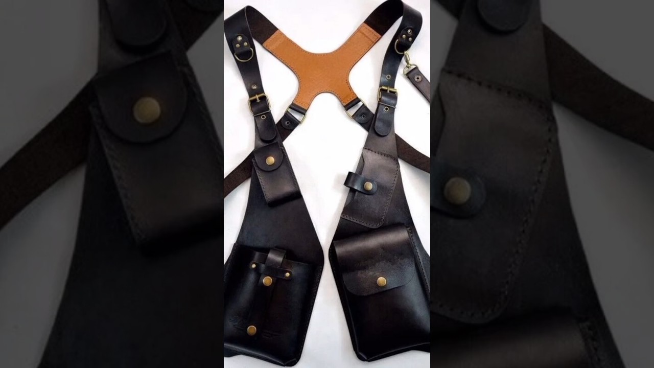 Stylish & Secure: Anti-Theft Leather Double Shoulder Bag for Men & Women #stylishbags #safetytips
