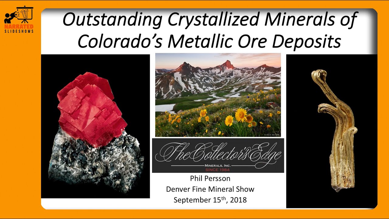 2018 Fine Mineral Show: Denver - Phil Persson - Outstanding Crystallize Minerals of CO