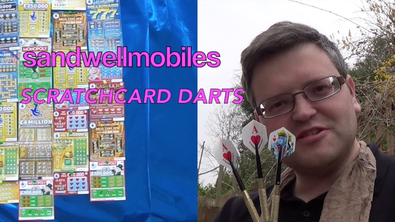 SANDWELL MOBILES SCRATCHCARD DARTS 1