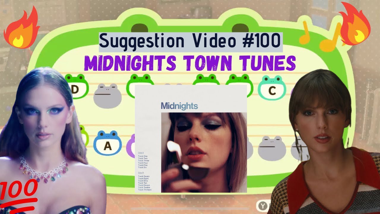 Midnights - Taylor Swift Town Tunes for Animal Crossing New Horizons ACNH Suggestion Video #100