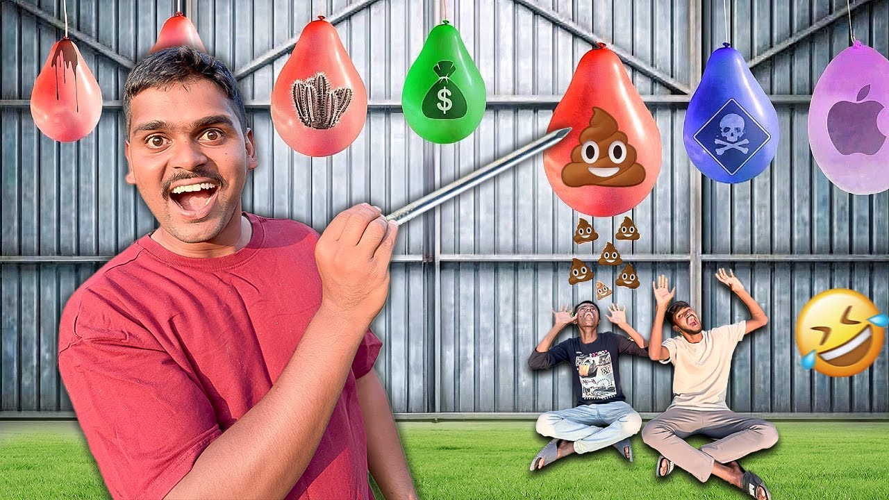 Don't Pop The Wrong Mystery Balloon Challenge🔥 🔥 ఈ ఛాలెంజ్ మామూలుగా లేదు...😱😱Telugu Experiments