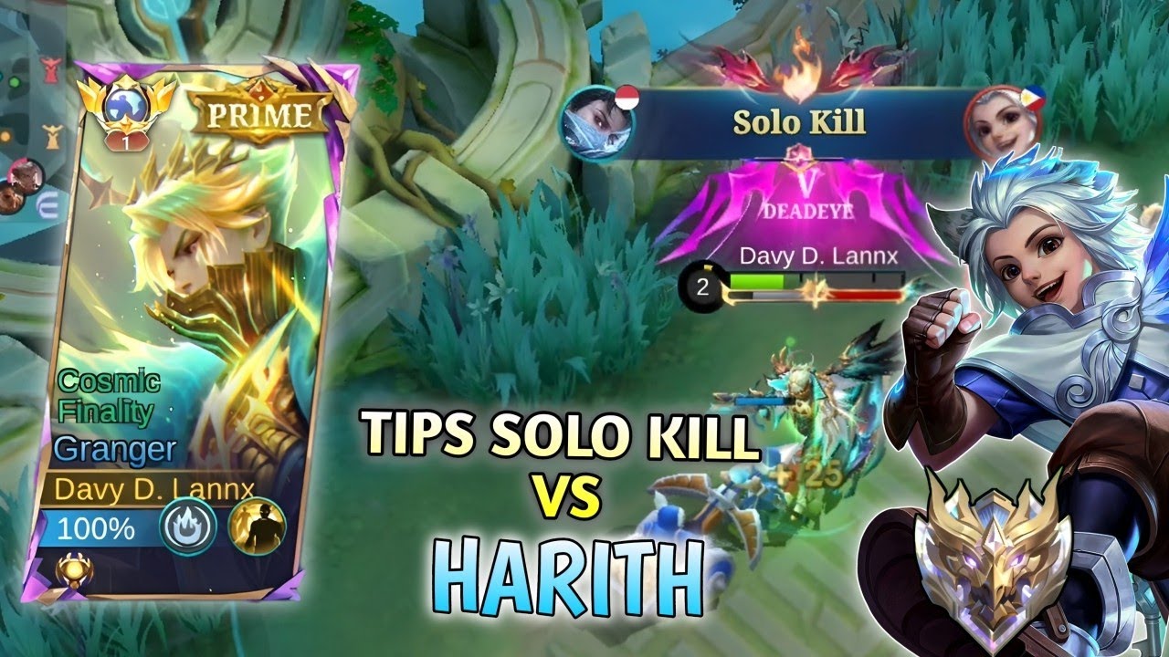 TIPS FOR SOLO KILL HARITH IN EARLY GAME !! ONLY 1 VS 1 IN LANE !! (For Beginners)🔥