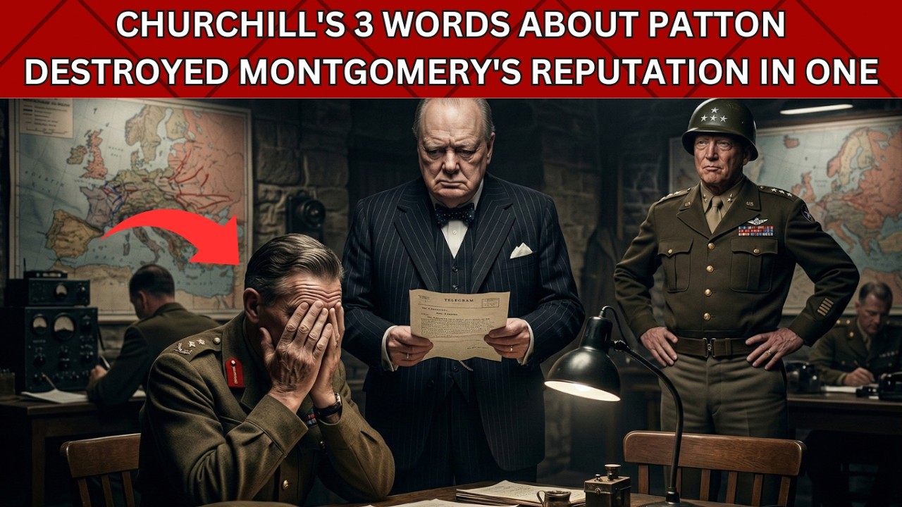Churchill's 3 Words About Patton Destroyed Montgomery's Reputation in One Second