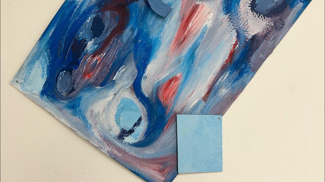 Explaining my process-led art and approach, decision making and reflection.