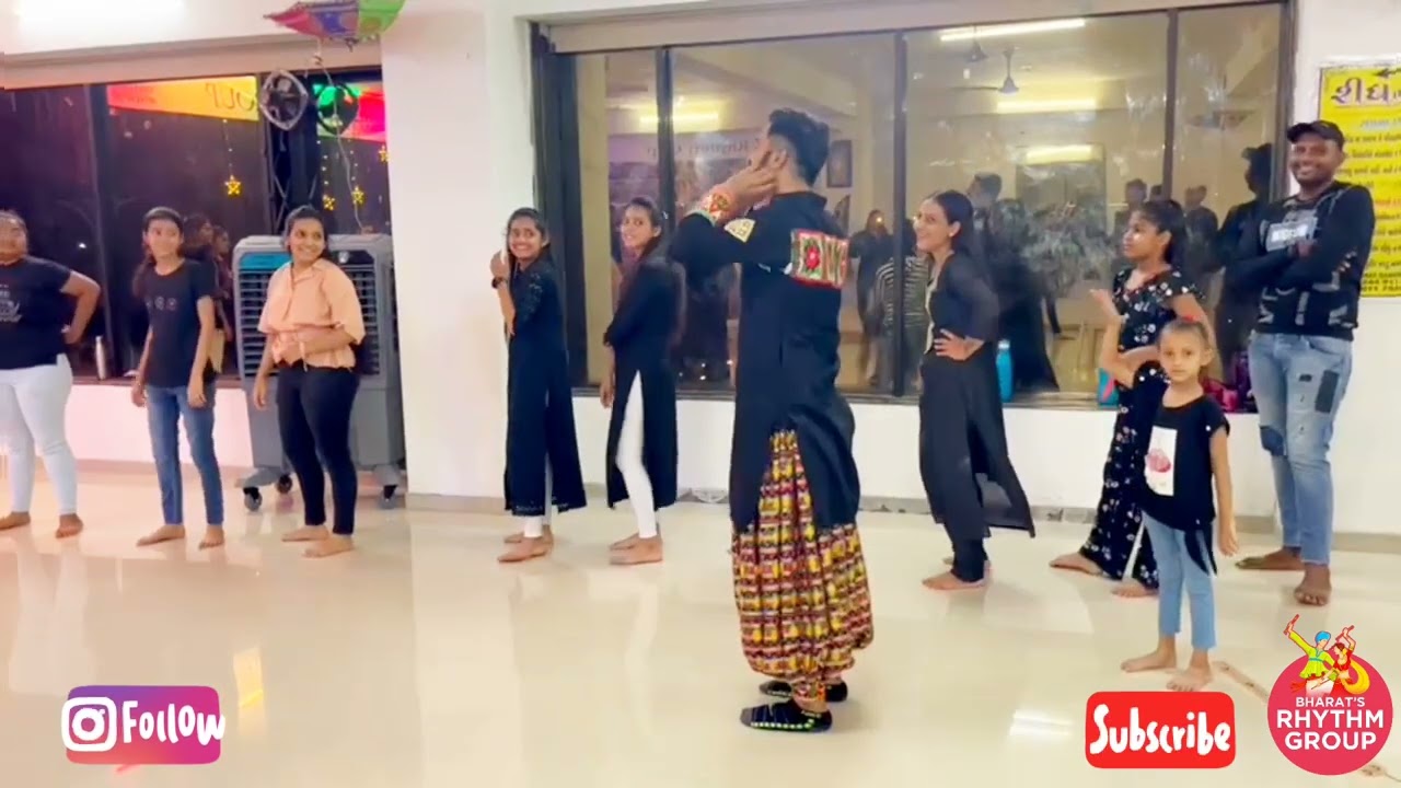 Learn by 32 Step Dodhiya Rhythm Group Garba Class Bharat Sarvaiya