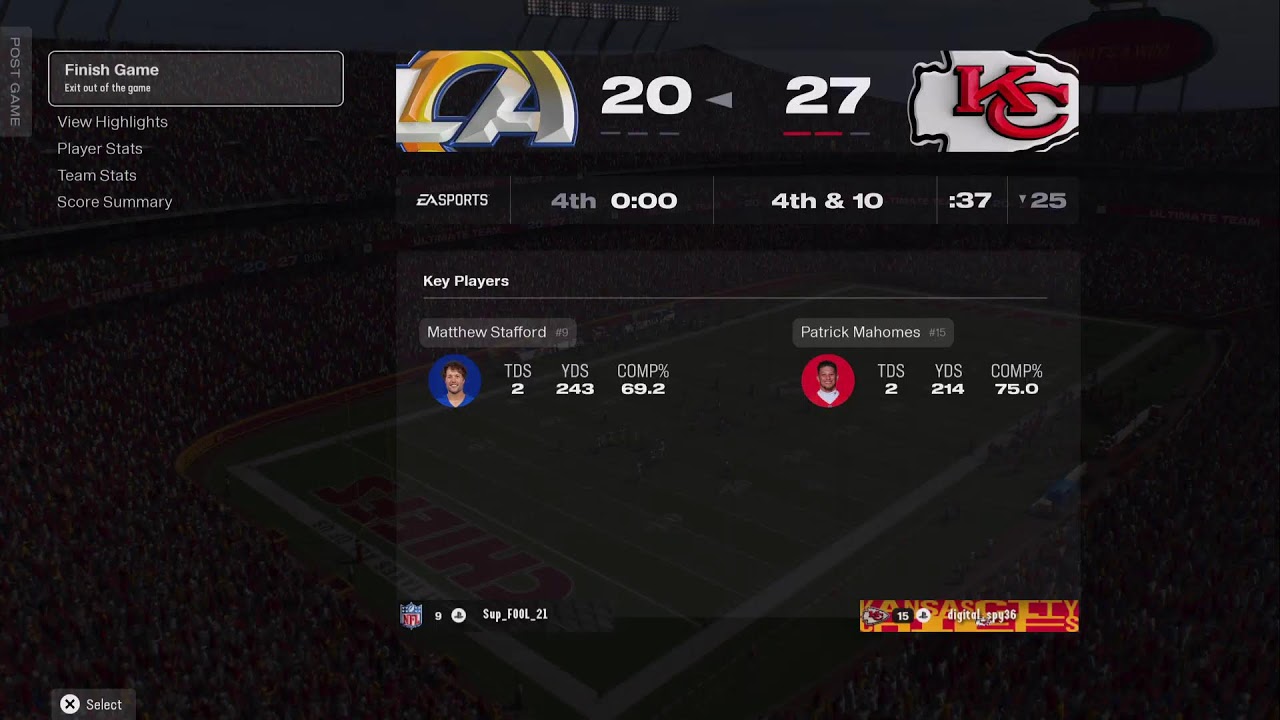 Tuesday night football Madden NFL 26 style
