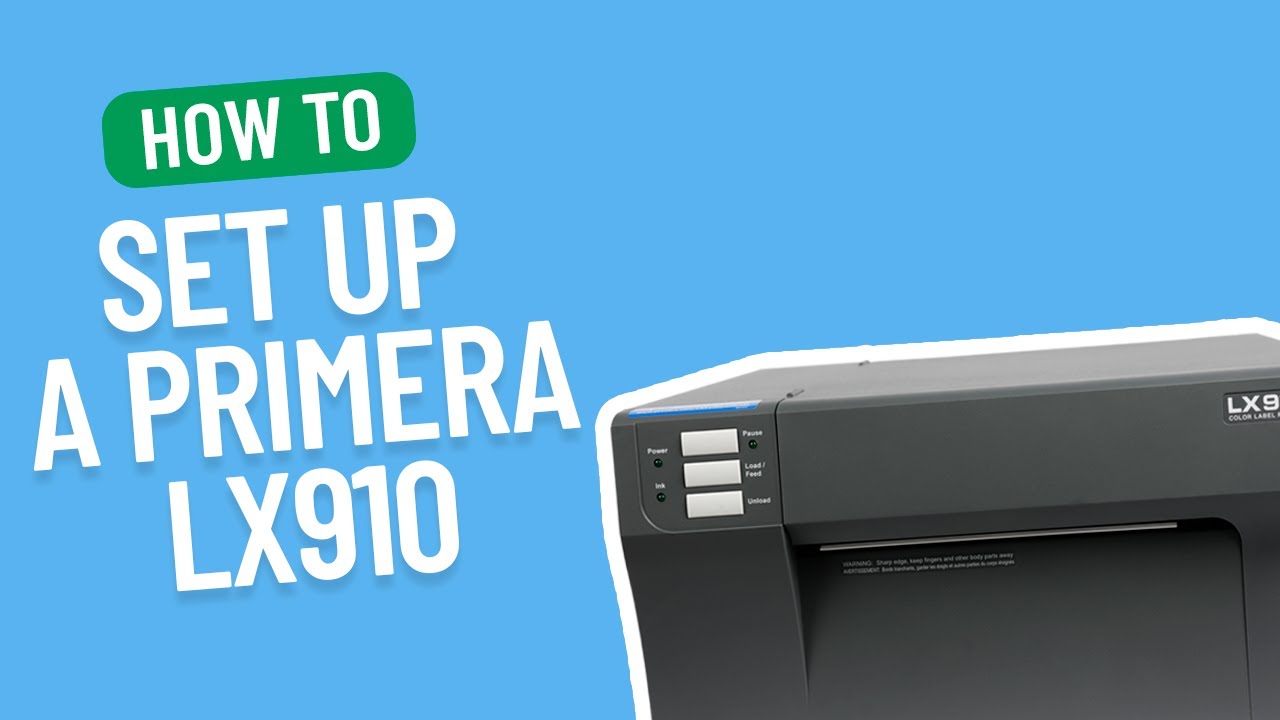 How to Set Up a Primera LX910 (SIMPLE & EASY) | Smith Corona Labels