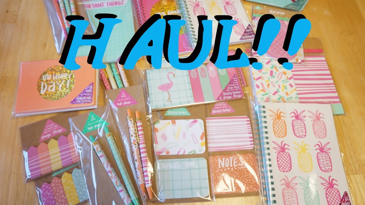 Big Target Dollar Spot Haul! Summer-Planner, Stationery & More!