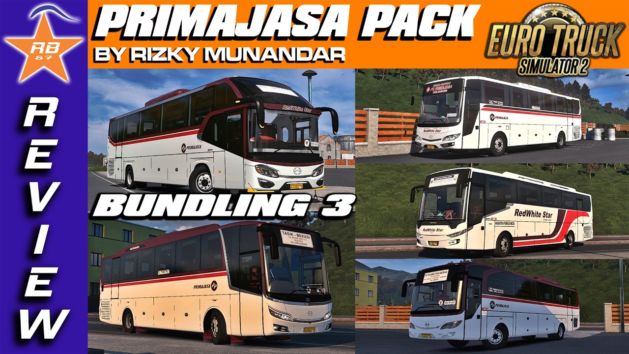 ADA PENYUSUP DI VARIAN INI | MOD PRIMAJASA PACK (BUNDLING 3) BY RIZKI | Review Mod ETS 2