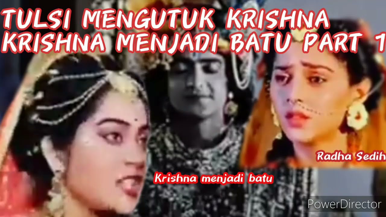 TULSI MENGUTUK KRISHNA, KRISHNA MENJADI BATU |PART 1|   ||RADHA KRISHNA||