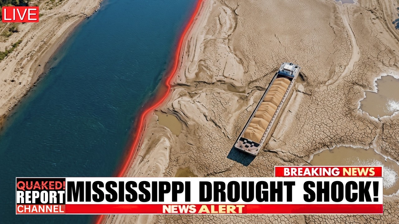 Mississippi Footage Shows 12-Foot Water Problem Disrupting $120 Billion Shipping Lifeline!