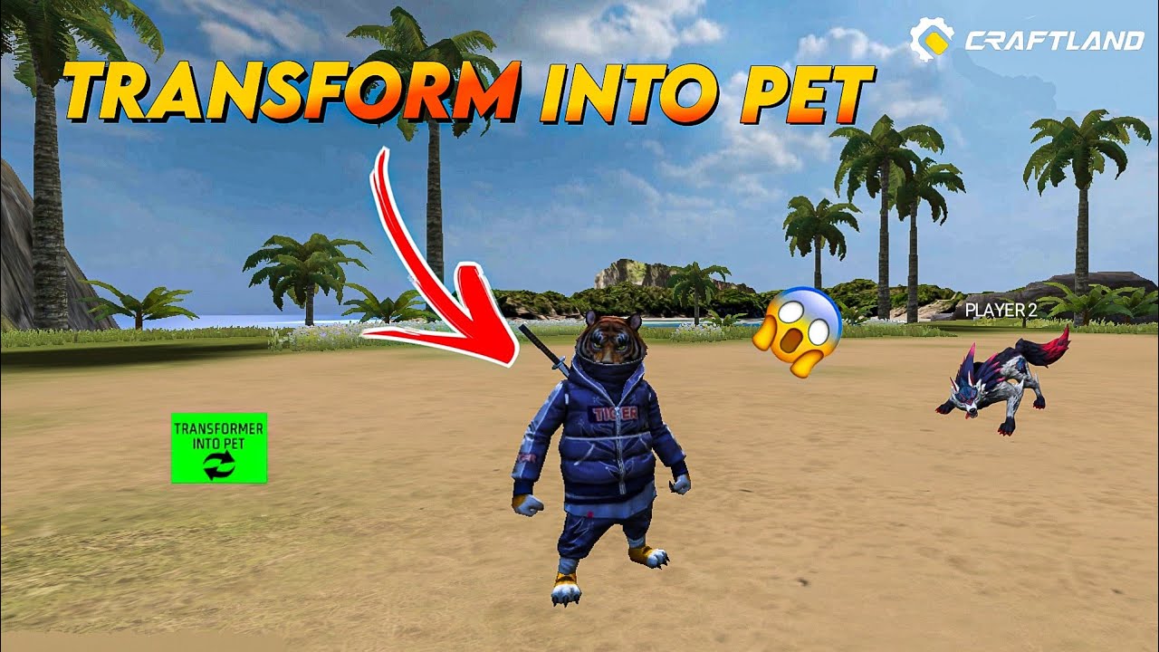 Transform Into Pet Craftland Script Tutorial | Free Fire