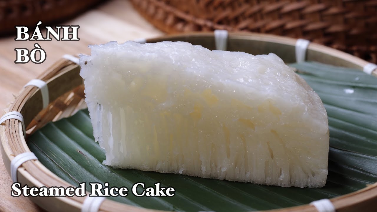 Bánh Bò Trắng / Bánh Bò Kẹp Bánh Tiêu - Làm Cách Nào Để Bánh Có Rễ Tre? Dai Mềm