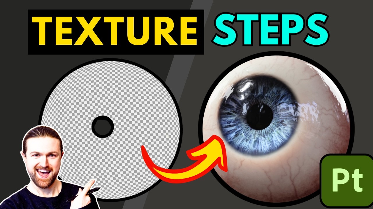 🦜 How to Texture Game-Ready Eyes in Substance Painter