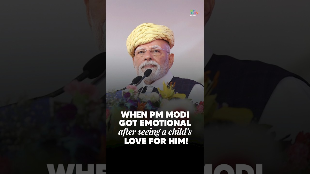 PM Modi Gets Emotional Over Child&rsquo;s Heartfelt Gesture