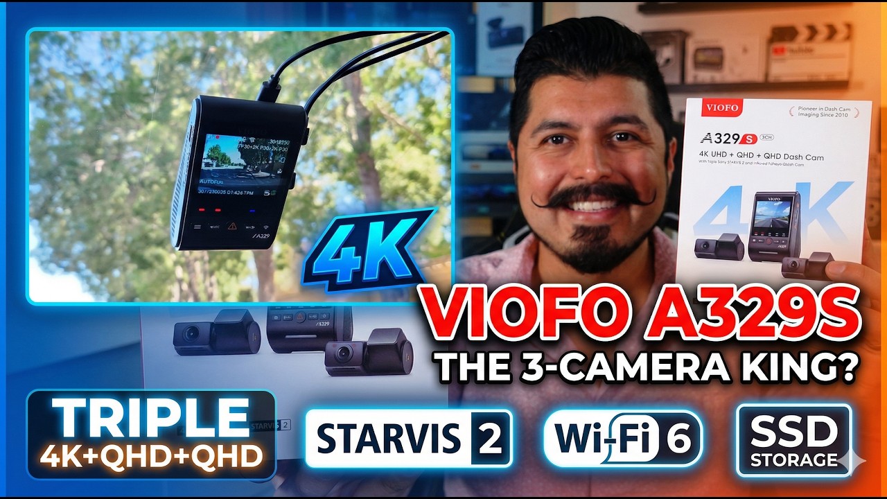 Обзор и видеорегистратор Viofo A329S 4K