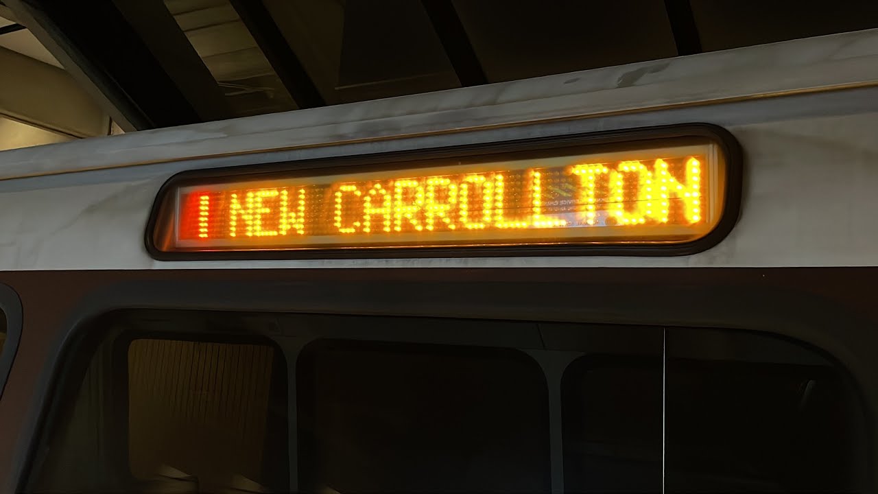WMATA Subway: Breda 3k Series 🟠Orange Line🟠 Train from Vienna/Fairfax to New Carrollton