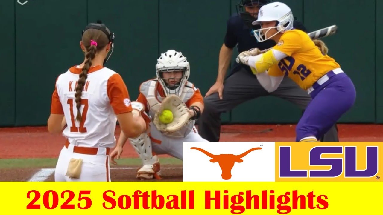 #9 LSU vs #3 Texas Softball Game Highlights 4 19 2025