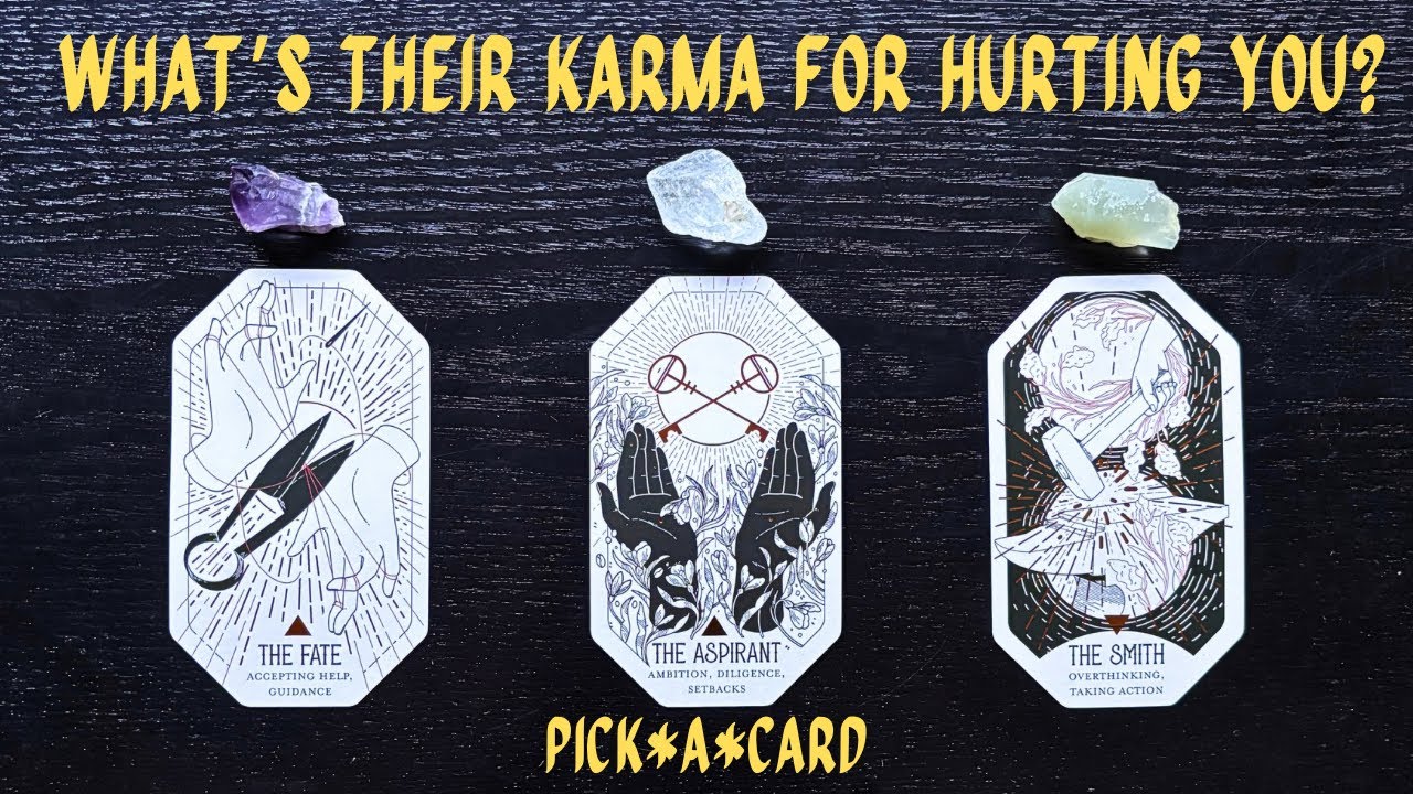 👿😈What’s Their Karma For Betraying You Or Breaking Your Heart?🖤Pick-A-Card🖤