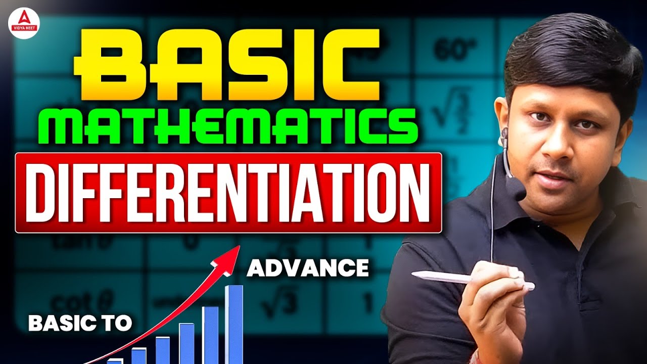 NEET Physics 2026 | Basic Mathematics - Differentiation | Basic to Advance | GG Sir