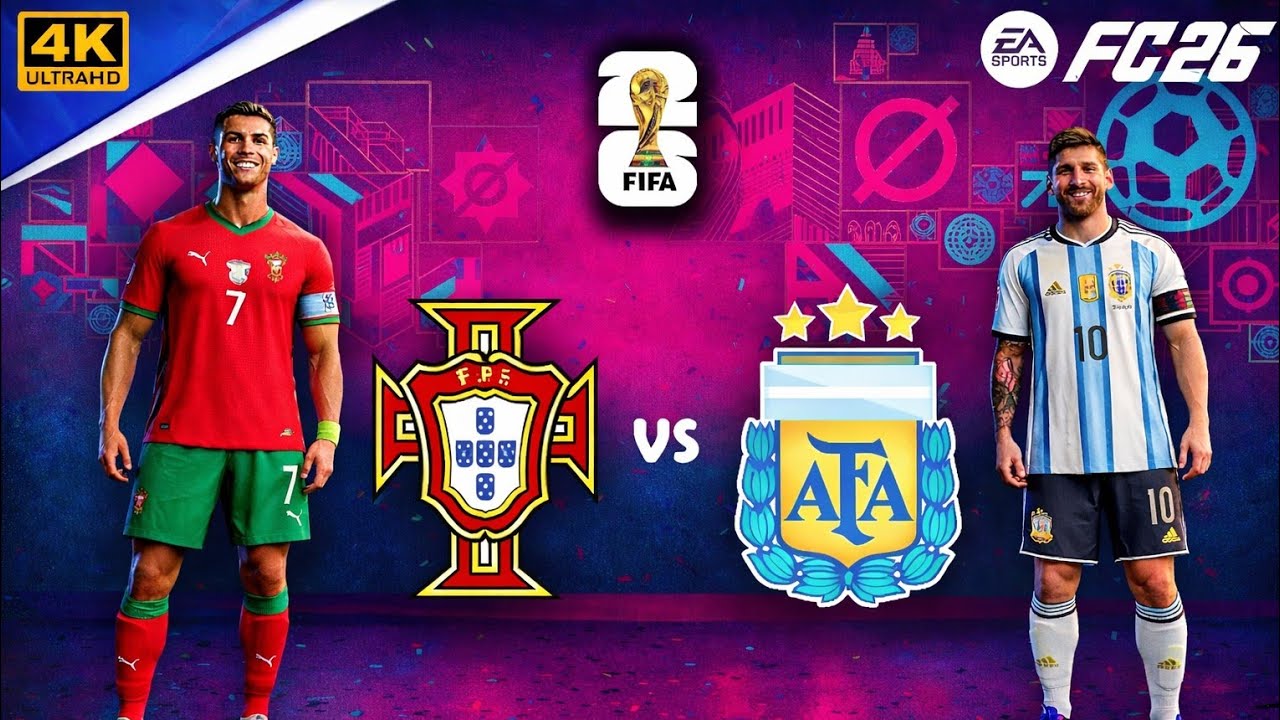 Portugal vs Argentina 💀🔥 [FC 26] || FIFA World Cup 2026 Final Match || PS5™ Pro [4K60]