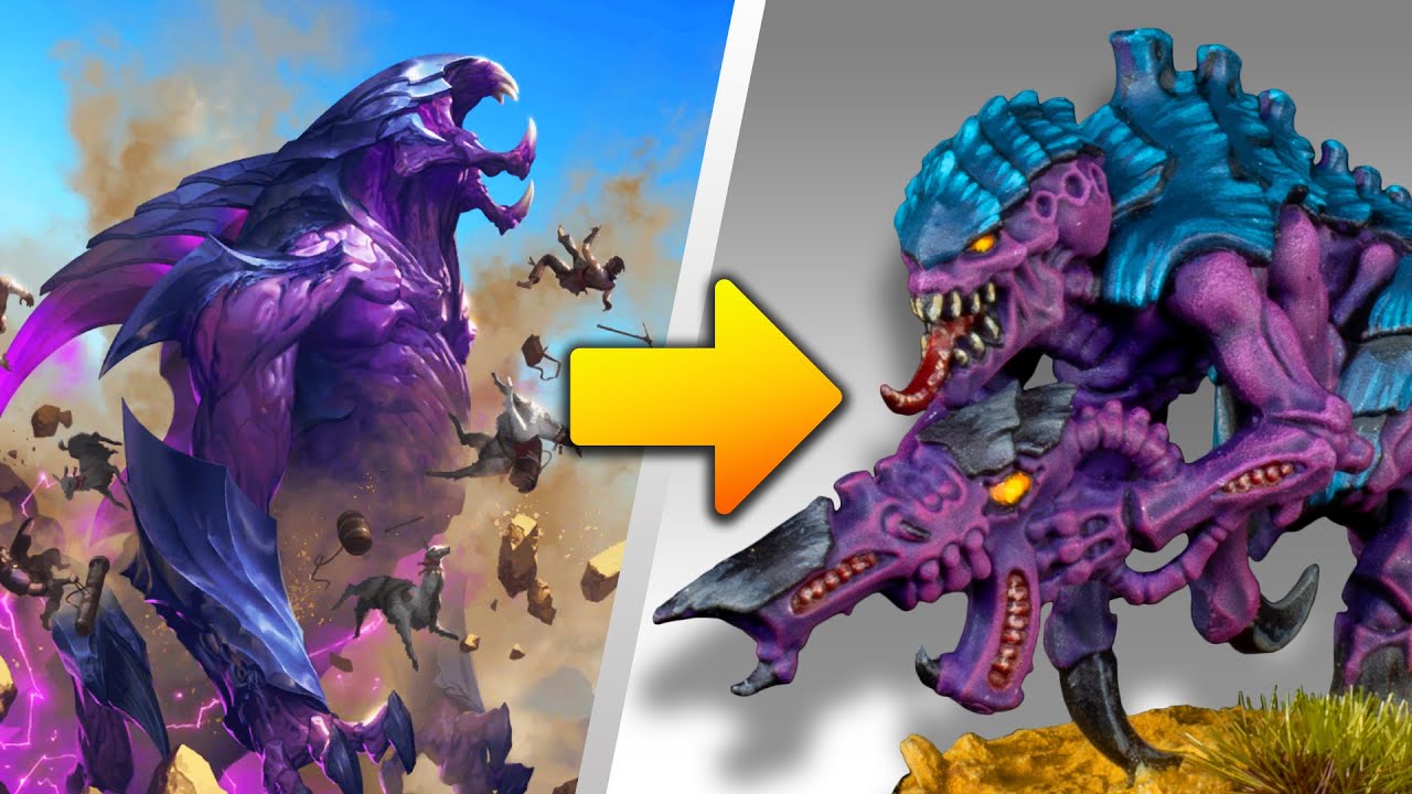 I painted Rek'Sai as a Tyranid (Warhammer 40K)
