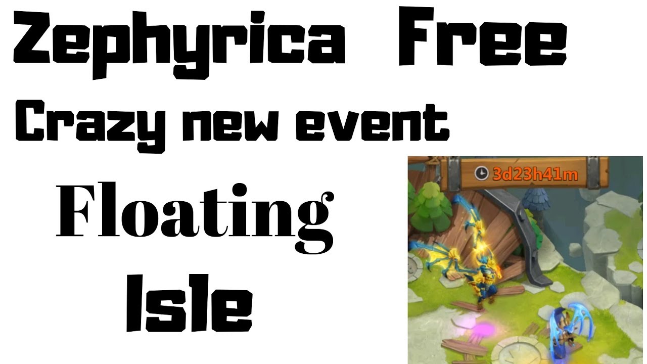Zephyrica New Dragon for Free 2 Play! | Crazy new event | Castle Clash