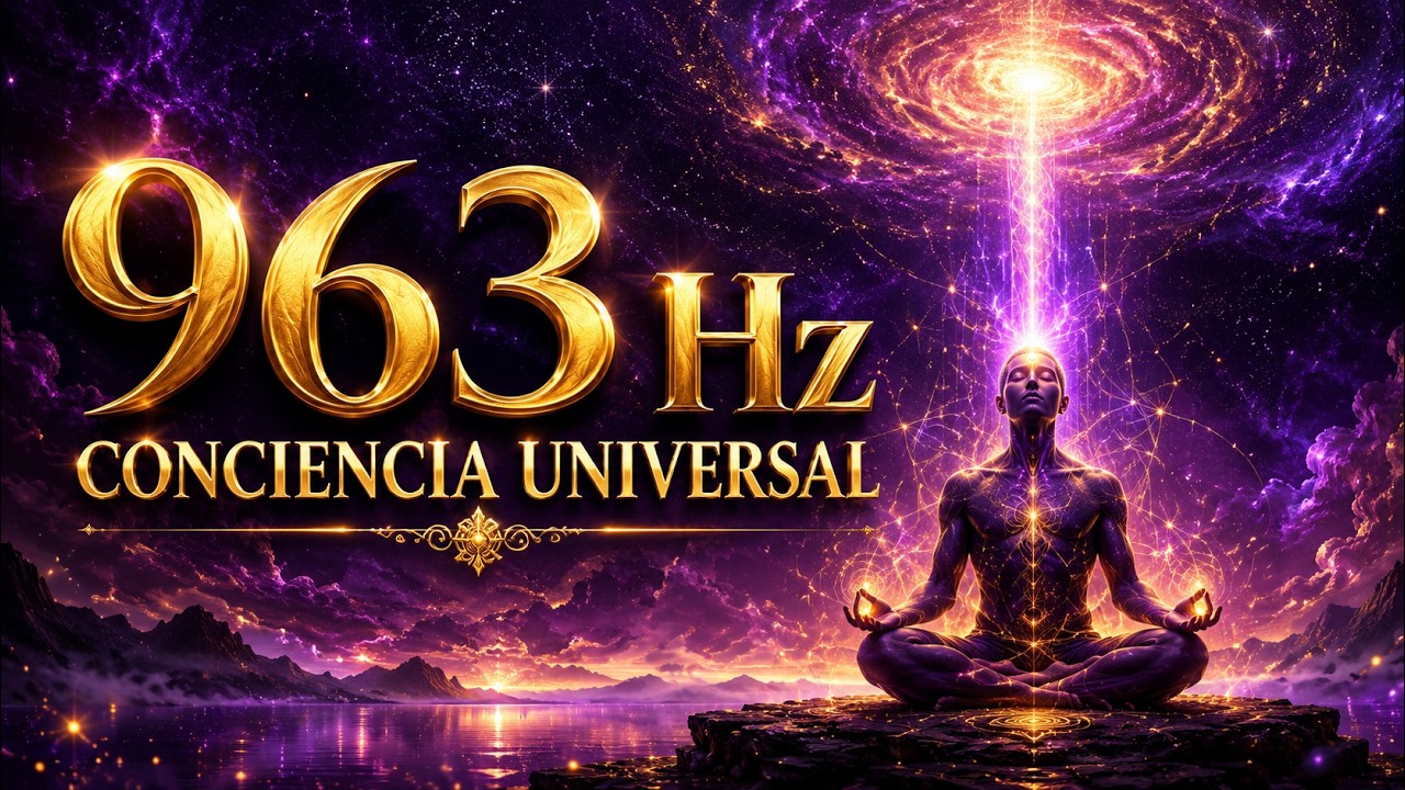 🔮 963 Hz ✨ Frecuencia de la Conciencia Universal | Activación Espiritual Profunda