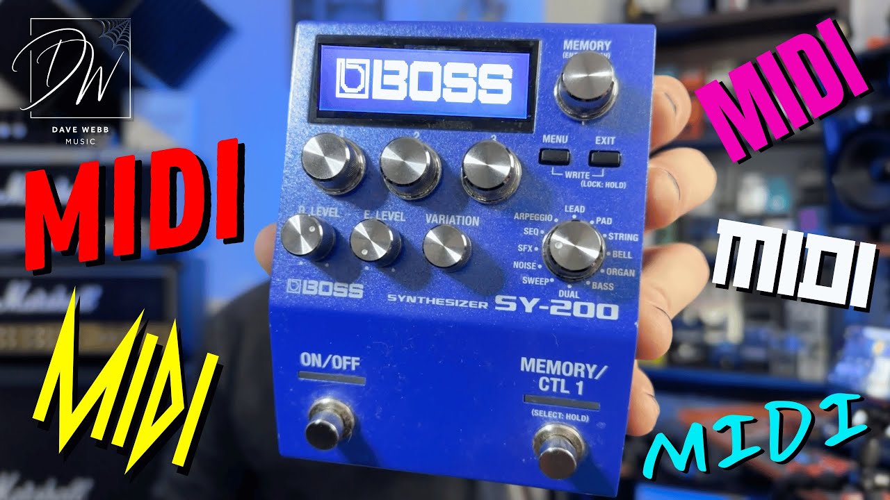 Объяснение MIDI SY200