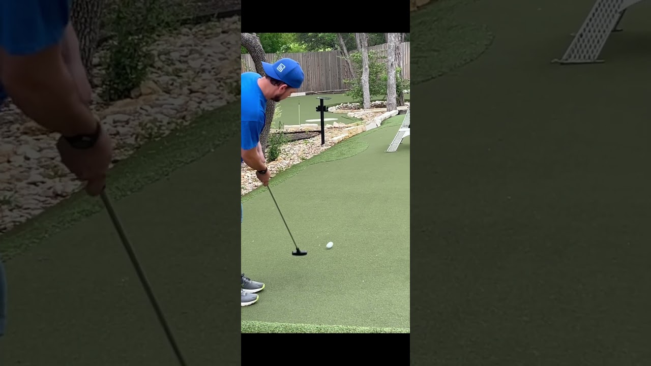 Hole in one fun at worlds only ww2 themed mini golf course 