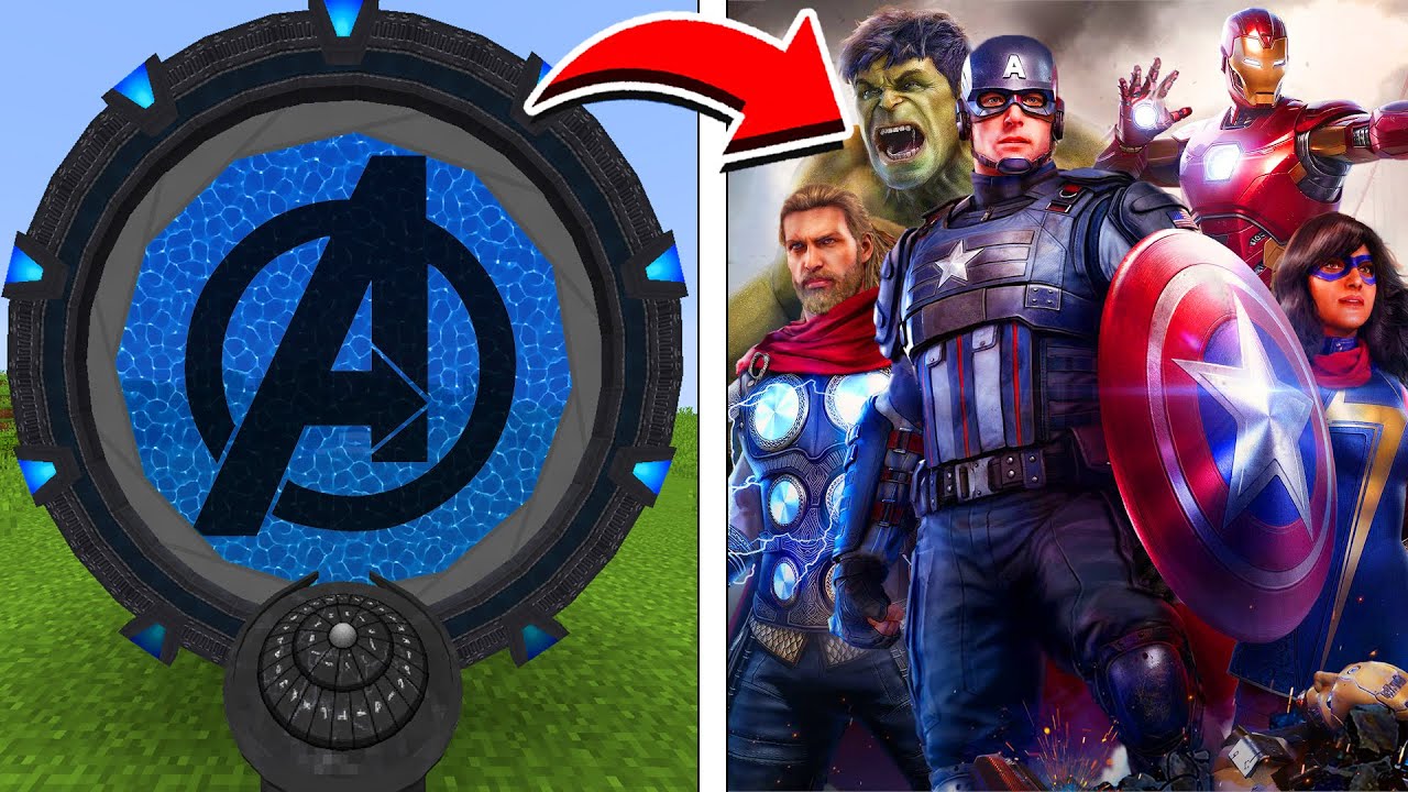 PORTAL DOS VINGADORES NO MINECRAFT ‹‹ P3DRU ››