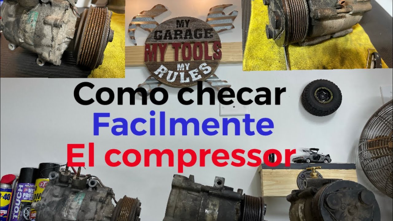Cómo checar el a/c compressor de mi auto