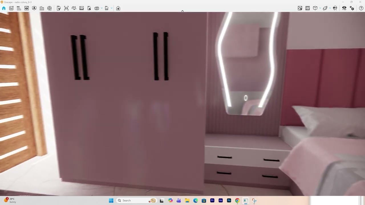 Dreamy Pink Bedroom Design – जहाँ सुकून और स्टाइल दोनों मिलते हैं!” #makeyourhome